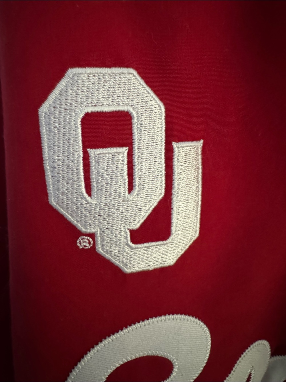 Knights Apparel Oklahoma Sooners Red V-Neck Pullover Sweatshirt Men’s XL - Picture 5 of 7
